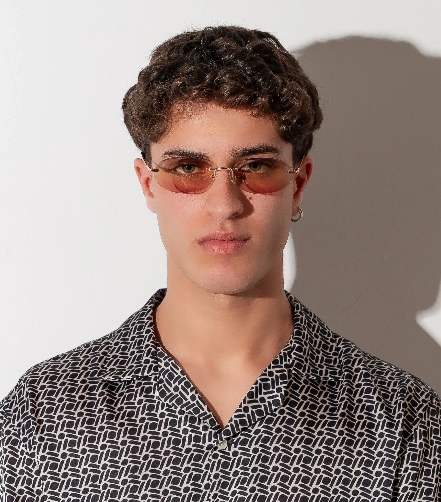 Men's Sunglasses Red Raven Gold