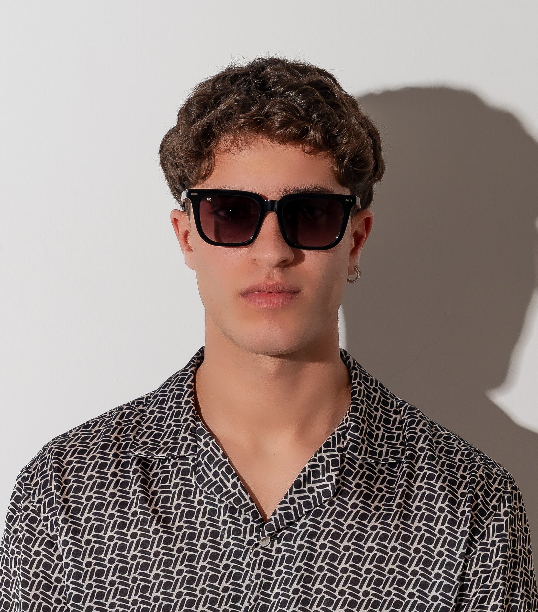 Men's Sunglasses Red Raven Black