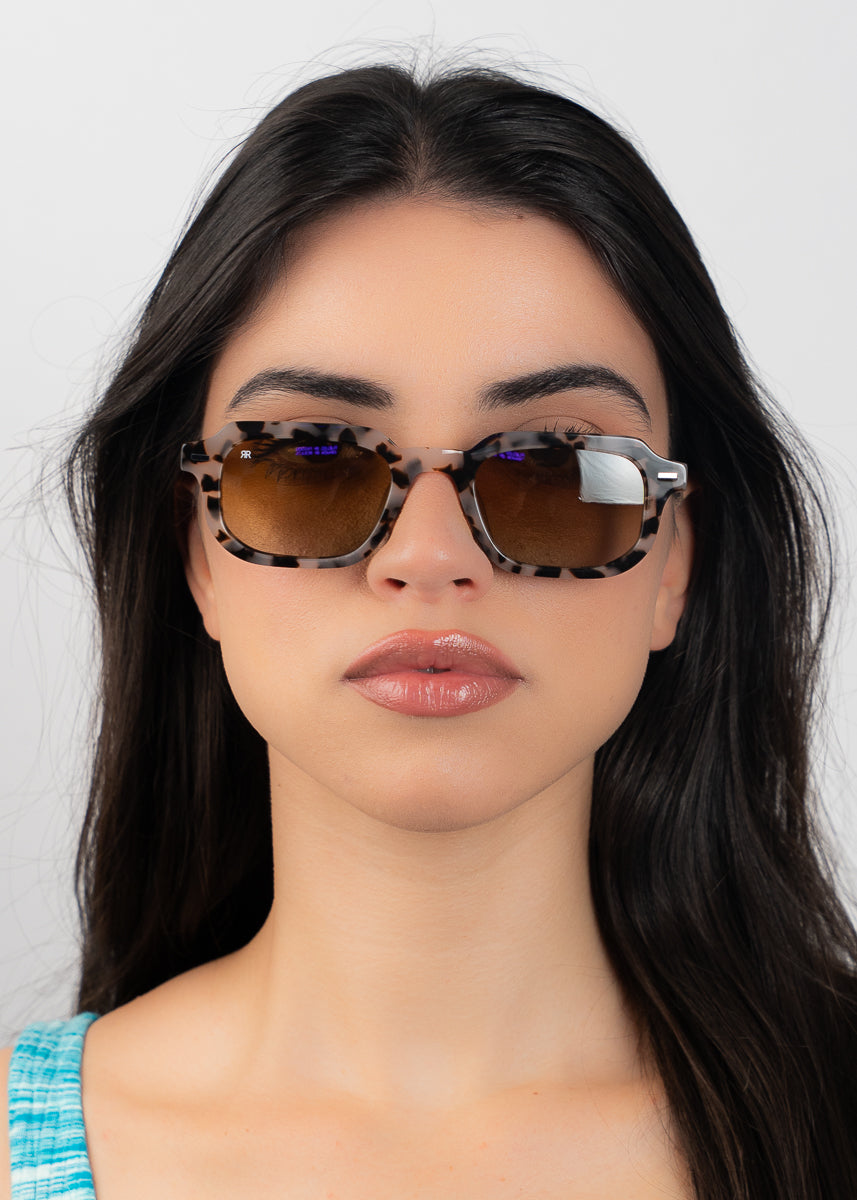 Men's Sunglasses Red Raven Brown