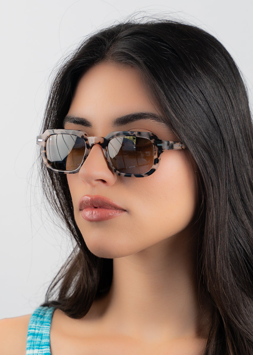 Men's Sunglasses Red Raven Brown