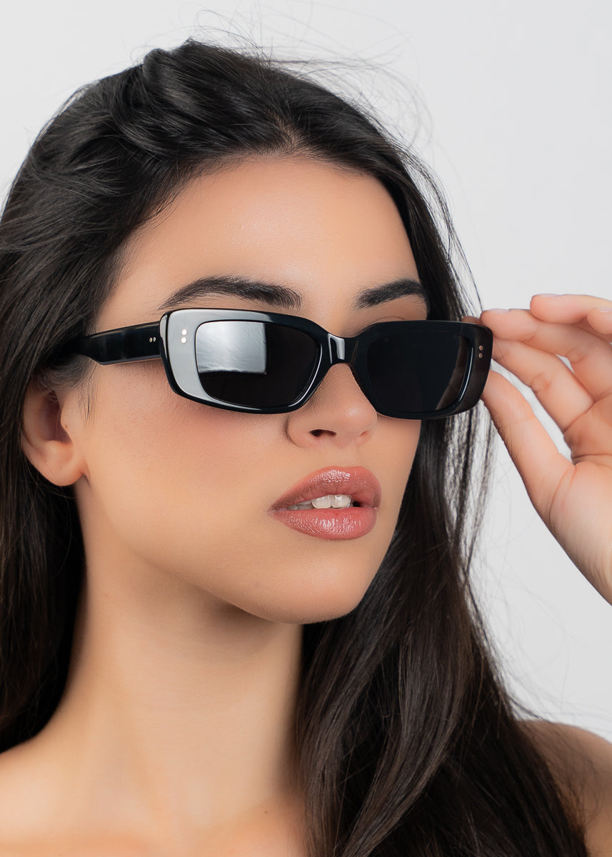 Men's Sunglasses Red Raven Black