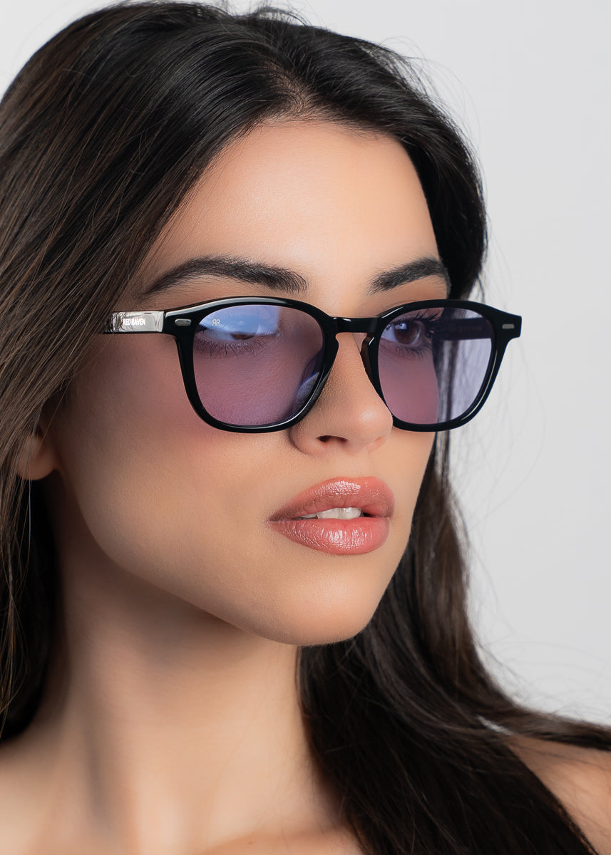 Men's Sunglasses Red Raven Black