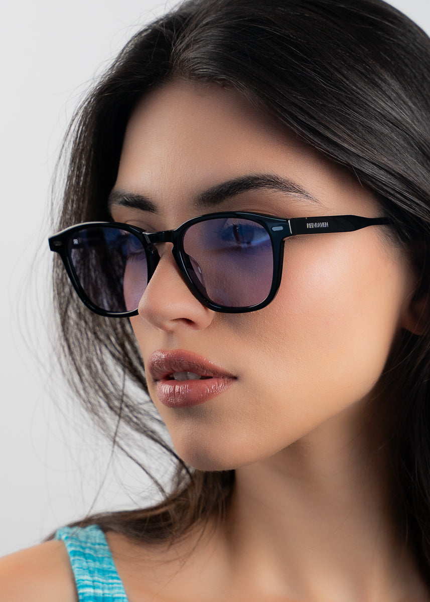 Men's Sunglasses Red Raven Black