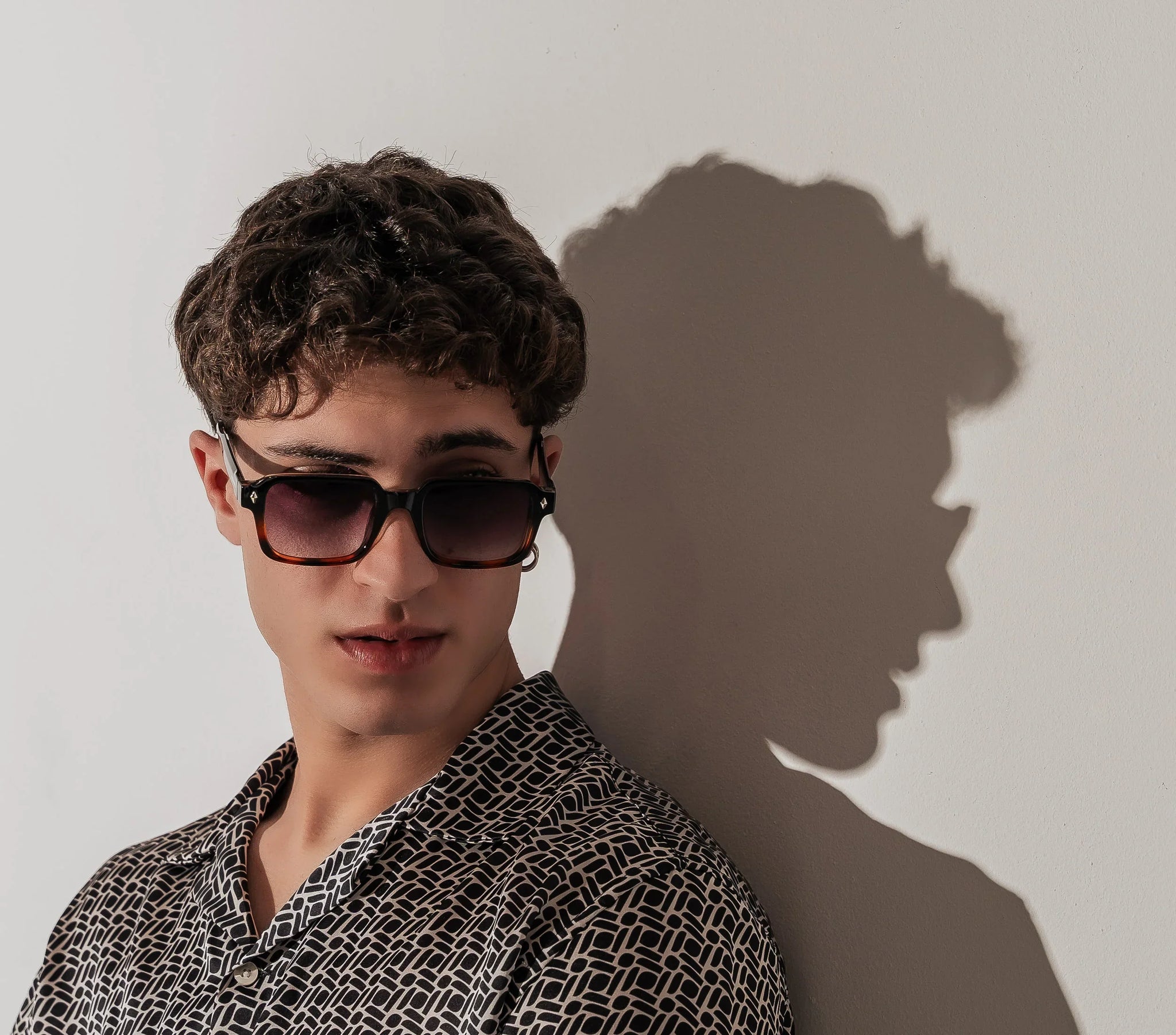 Men's Sunglasses Red Raven Black