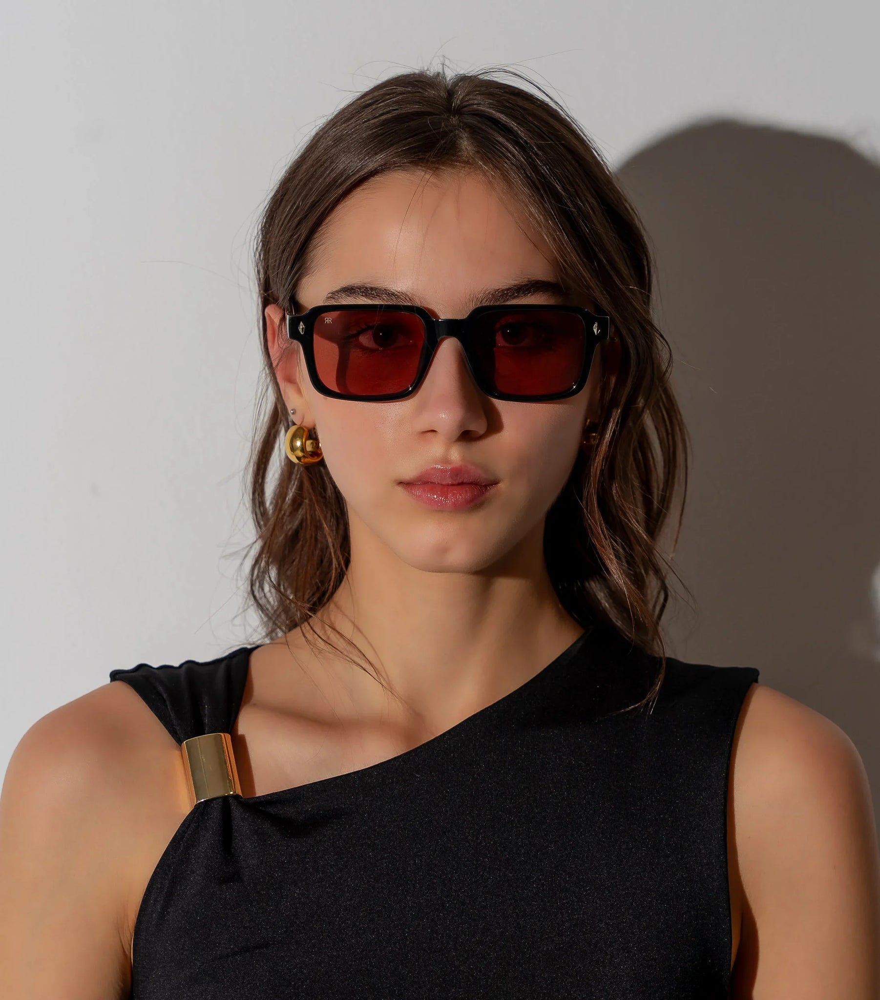 Men's Sunglasses Red Raven Black