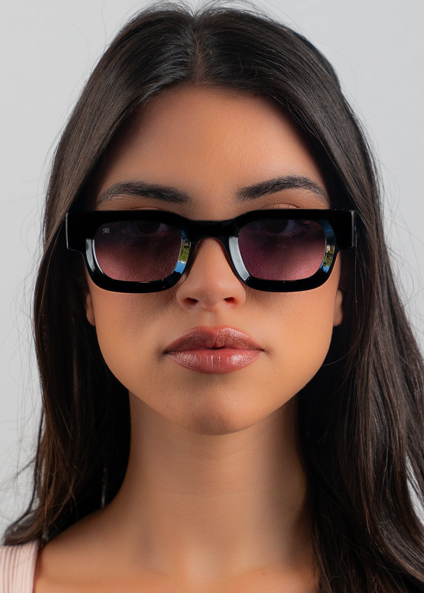 Men's Sunglasses Red Raven Black