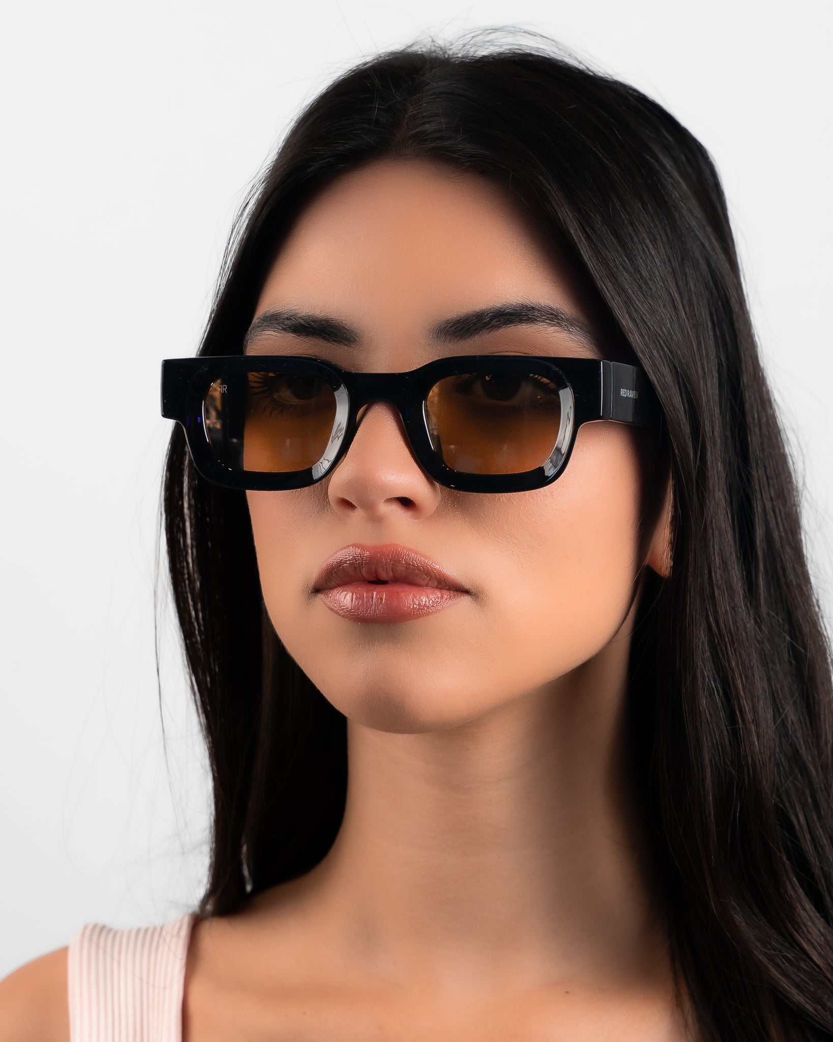 Men's Sunglasses Red Raven Black