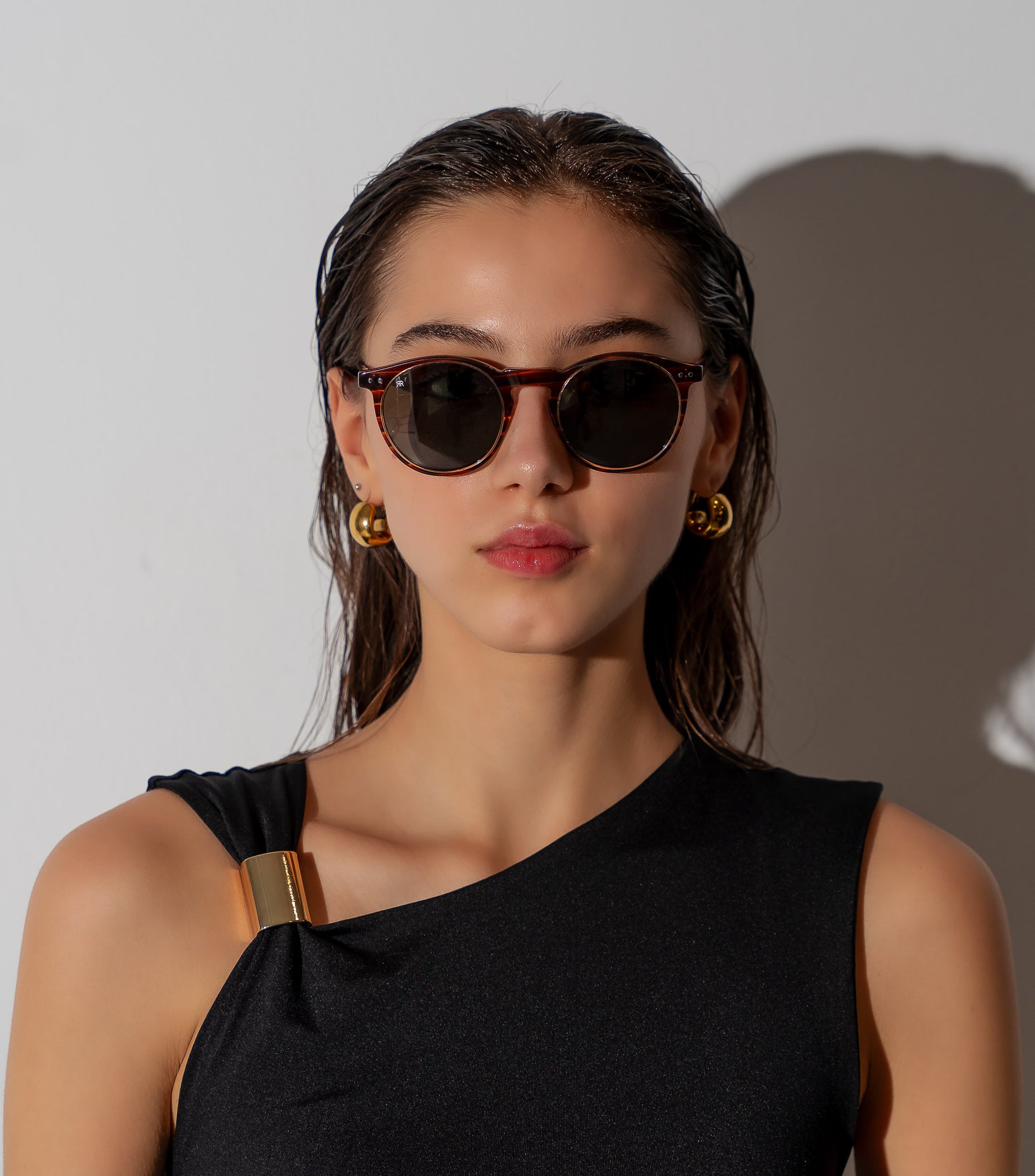 Men's Sunglasses Red Raven Brown