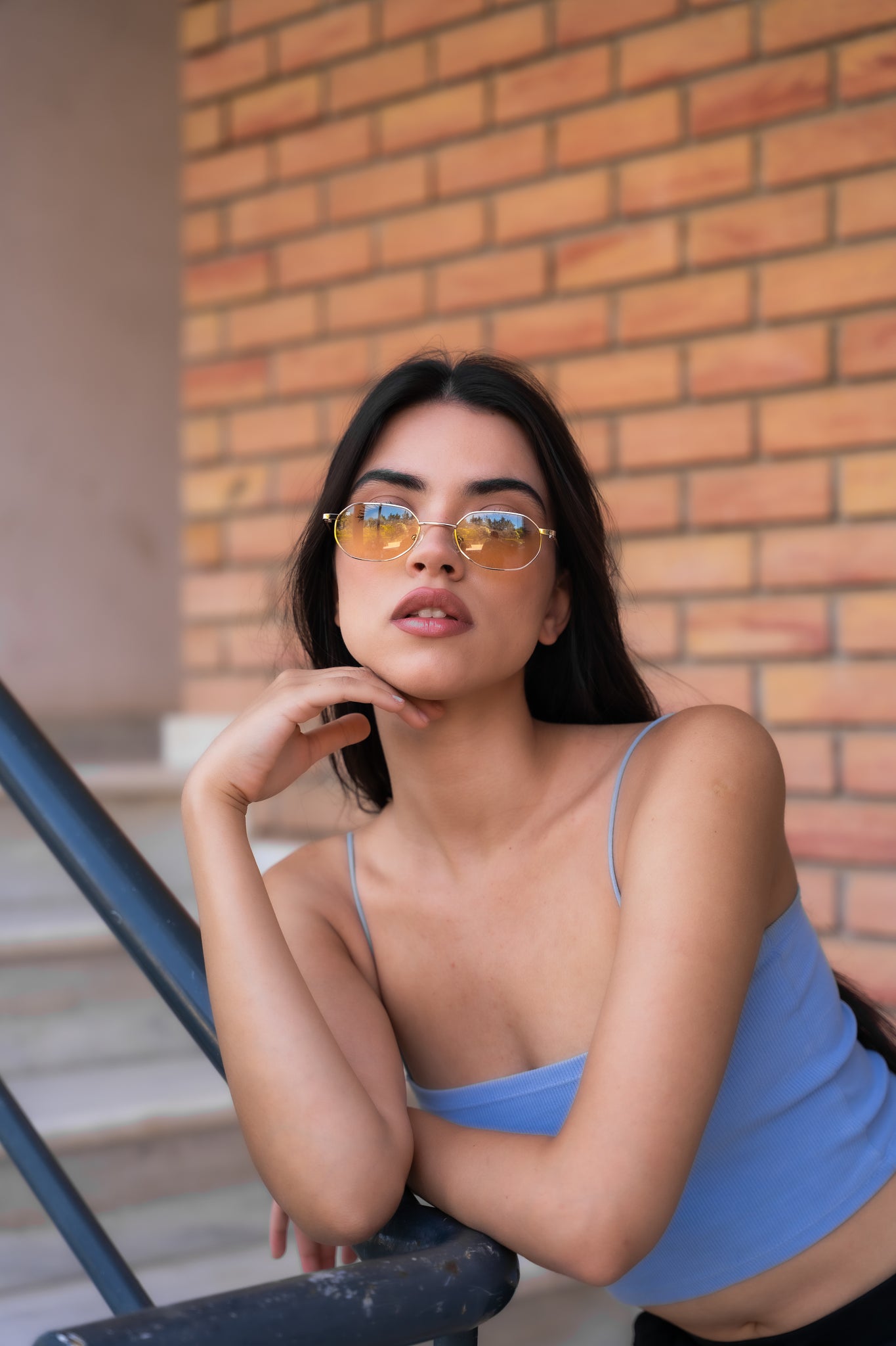 Men's Sunglasses Red Raven Gold