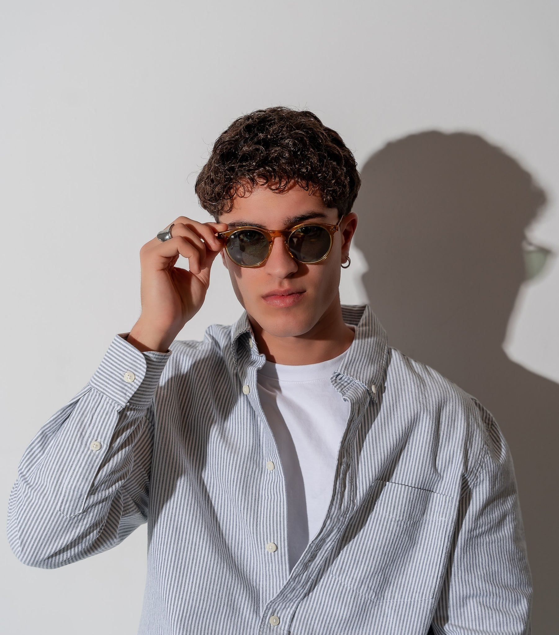 Men's Sunglasses Red Raven Yellow