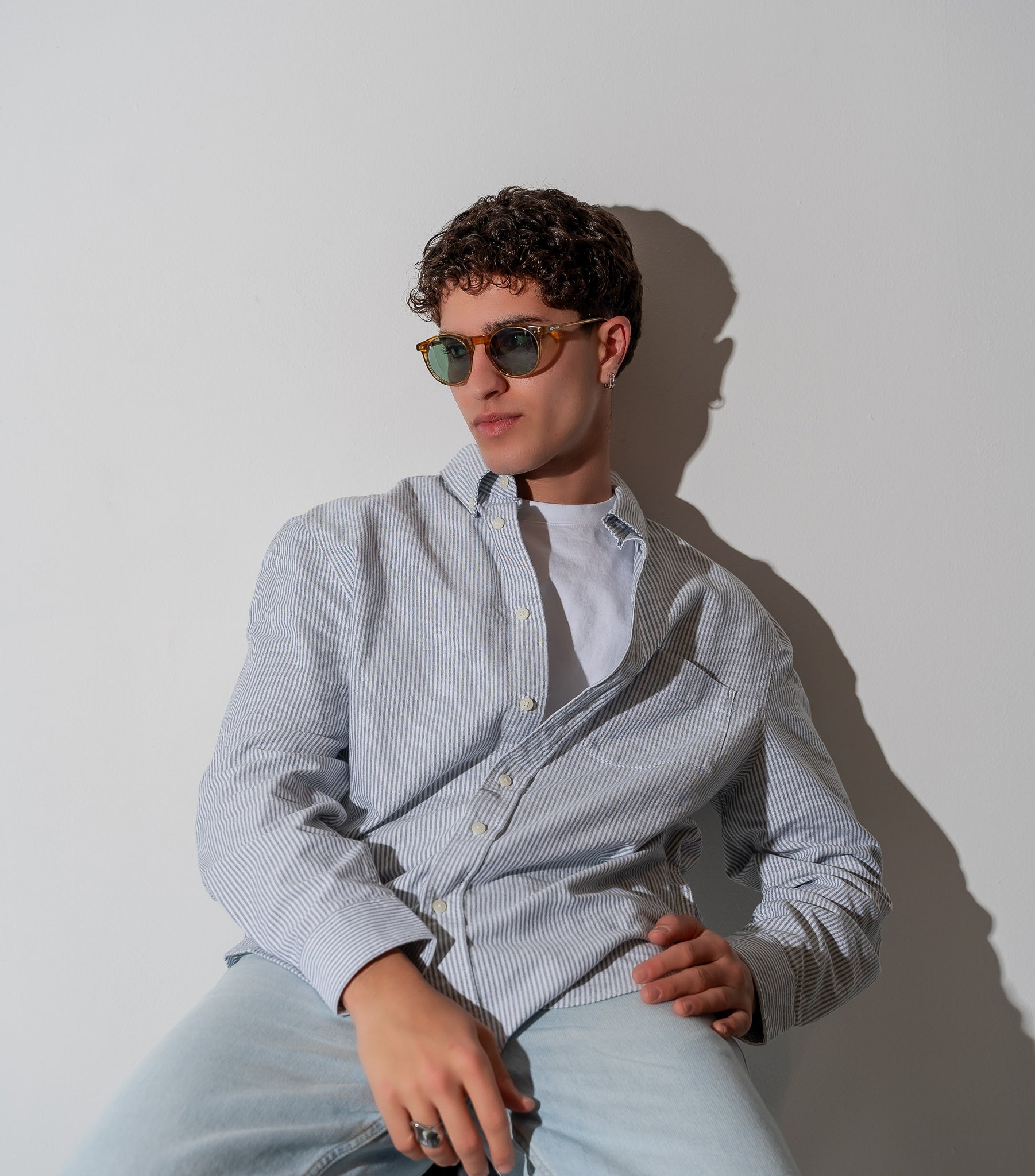 Men's Sunglasses Red Raven Yellow