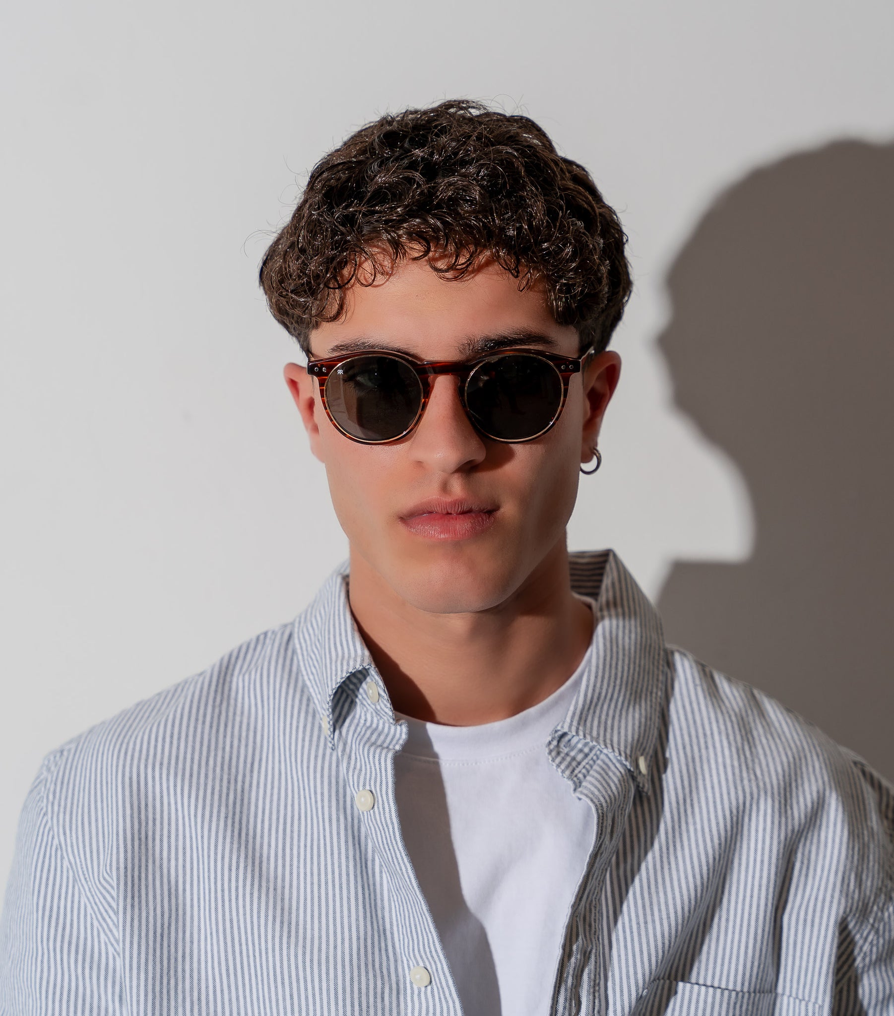 Men's Sunglasses Red Raven Brown