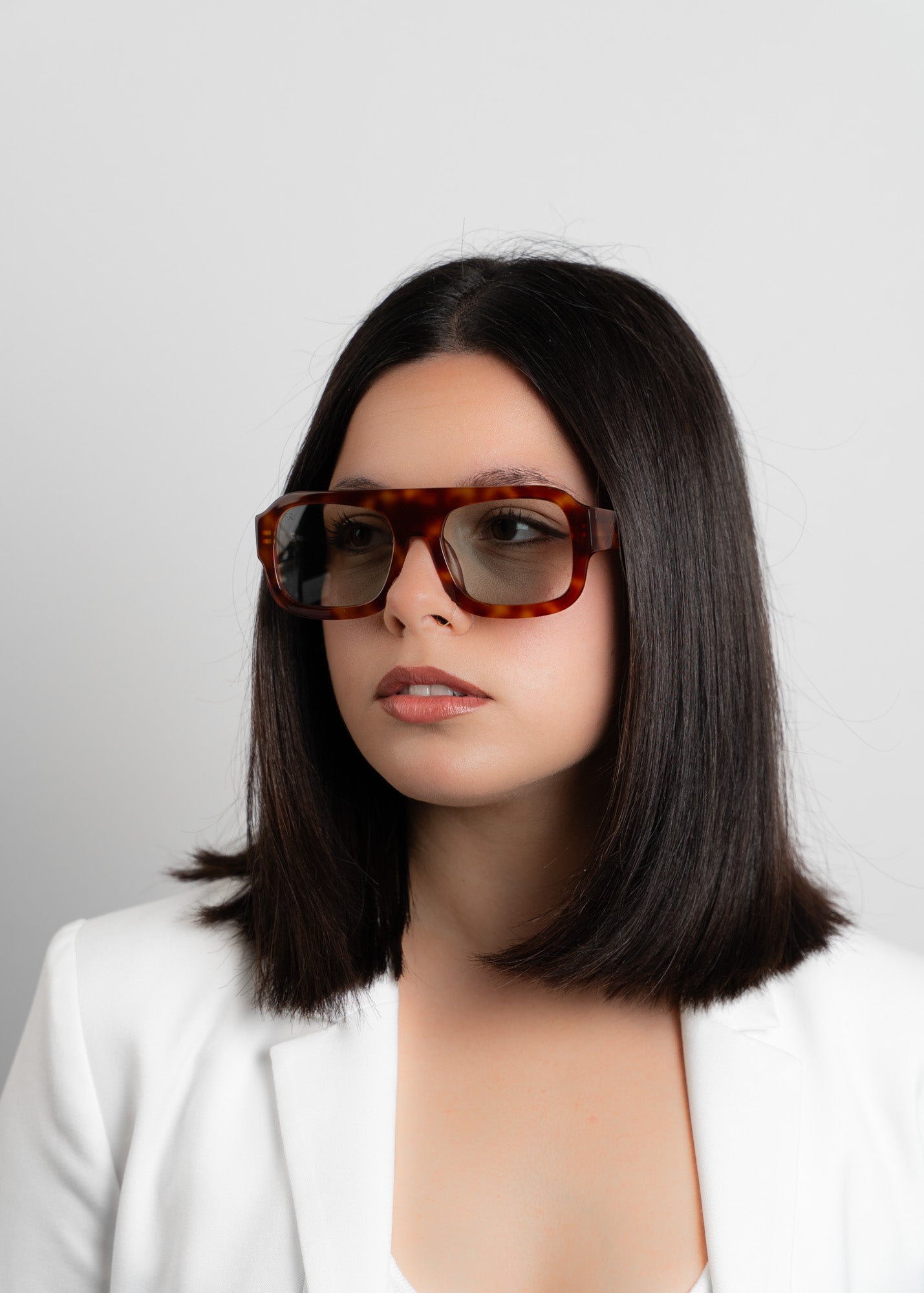 Men's Sunglasses Red Raven Brown