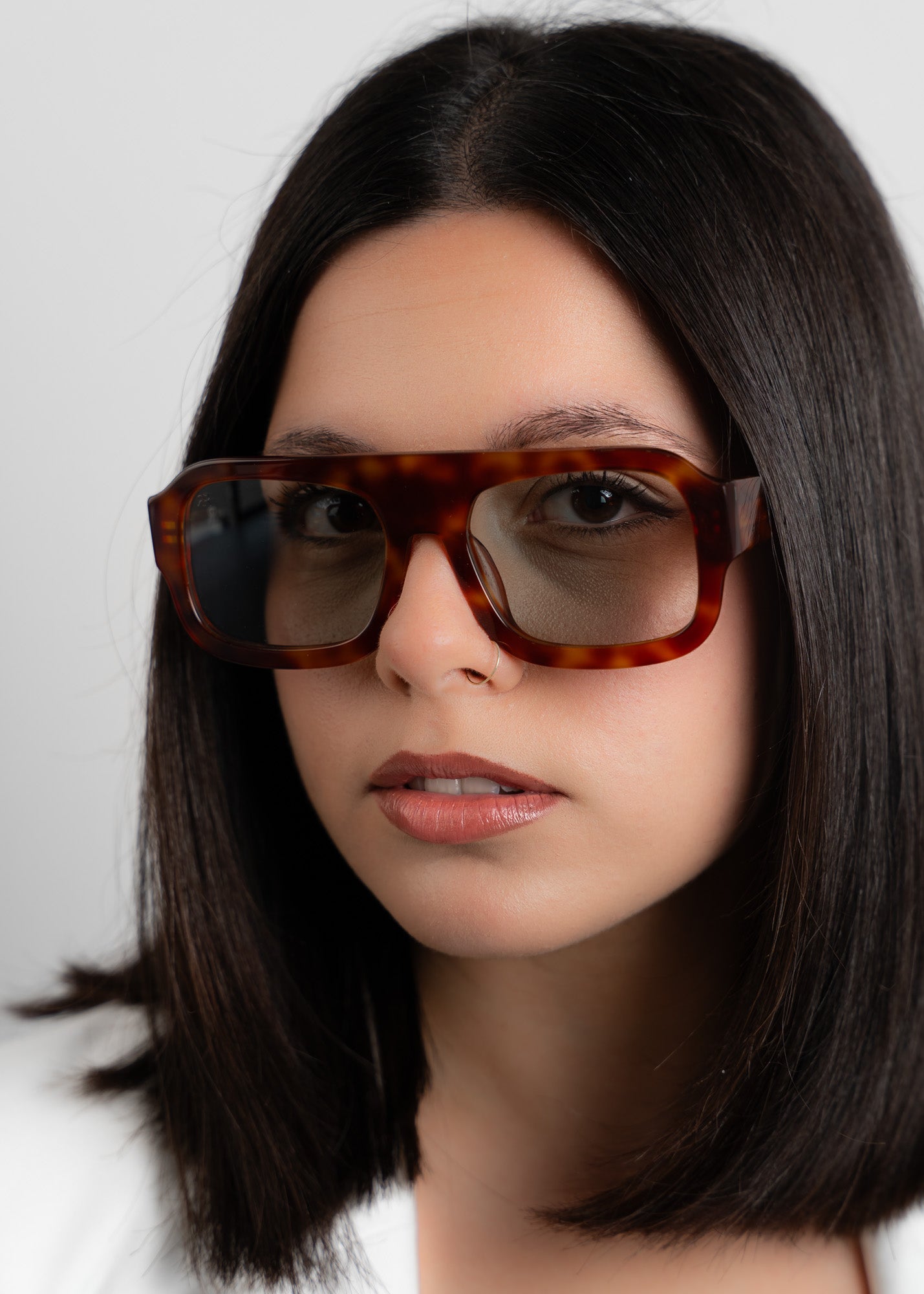 Men's Sunglasses Red Raven Brown