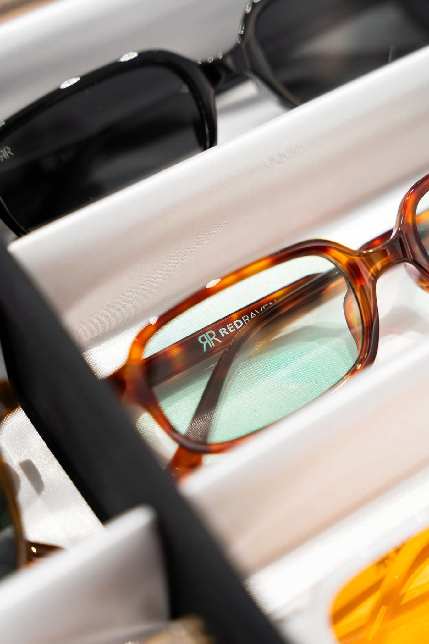 Men's Sunglasses Red Raven Brown