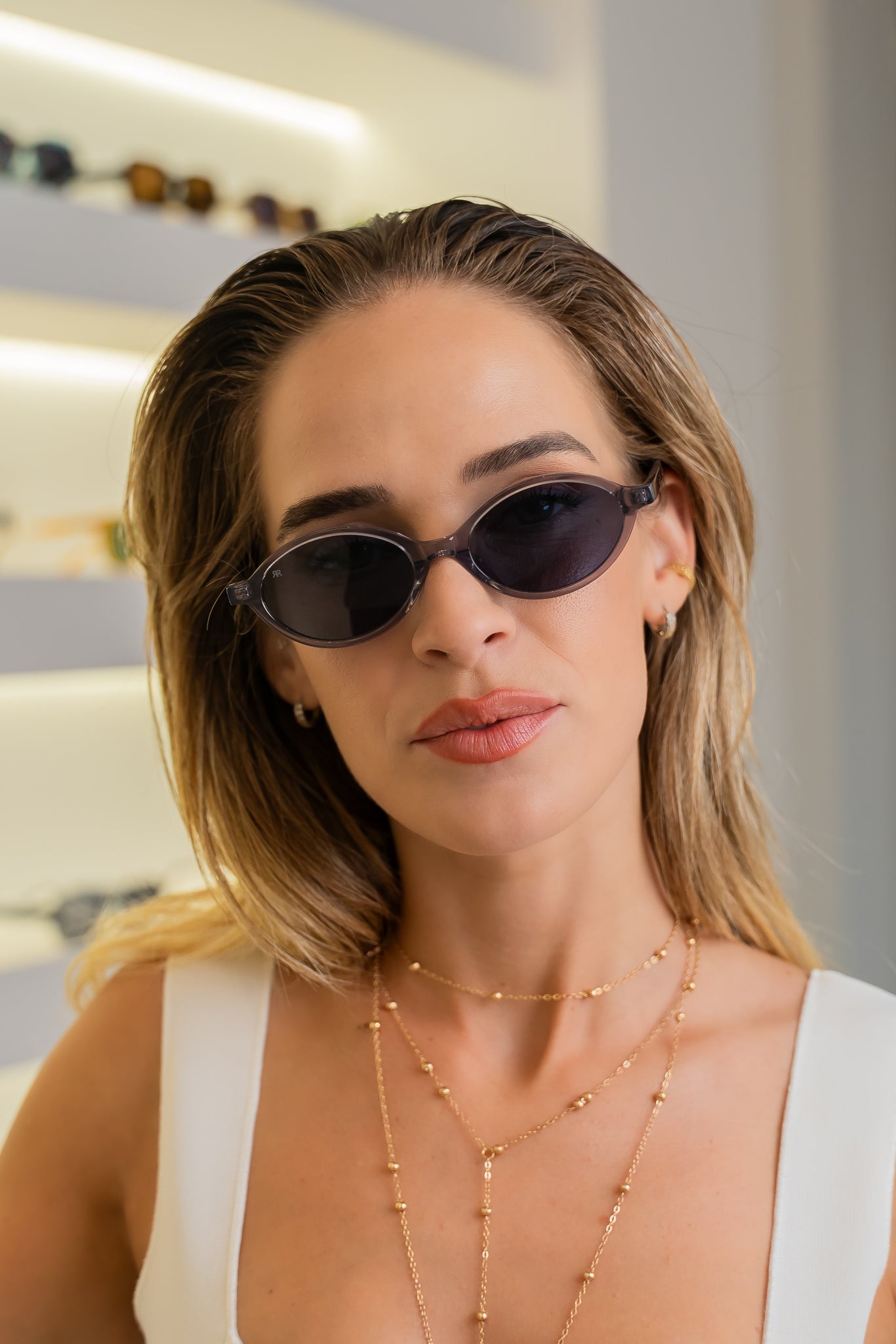 Men's Sunglasses Red Raven Gray