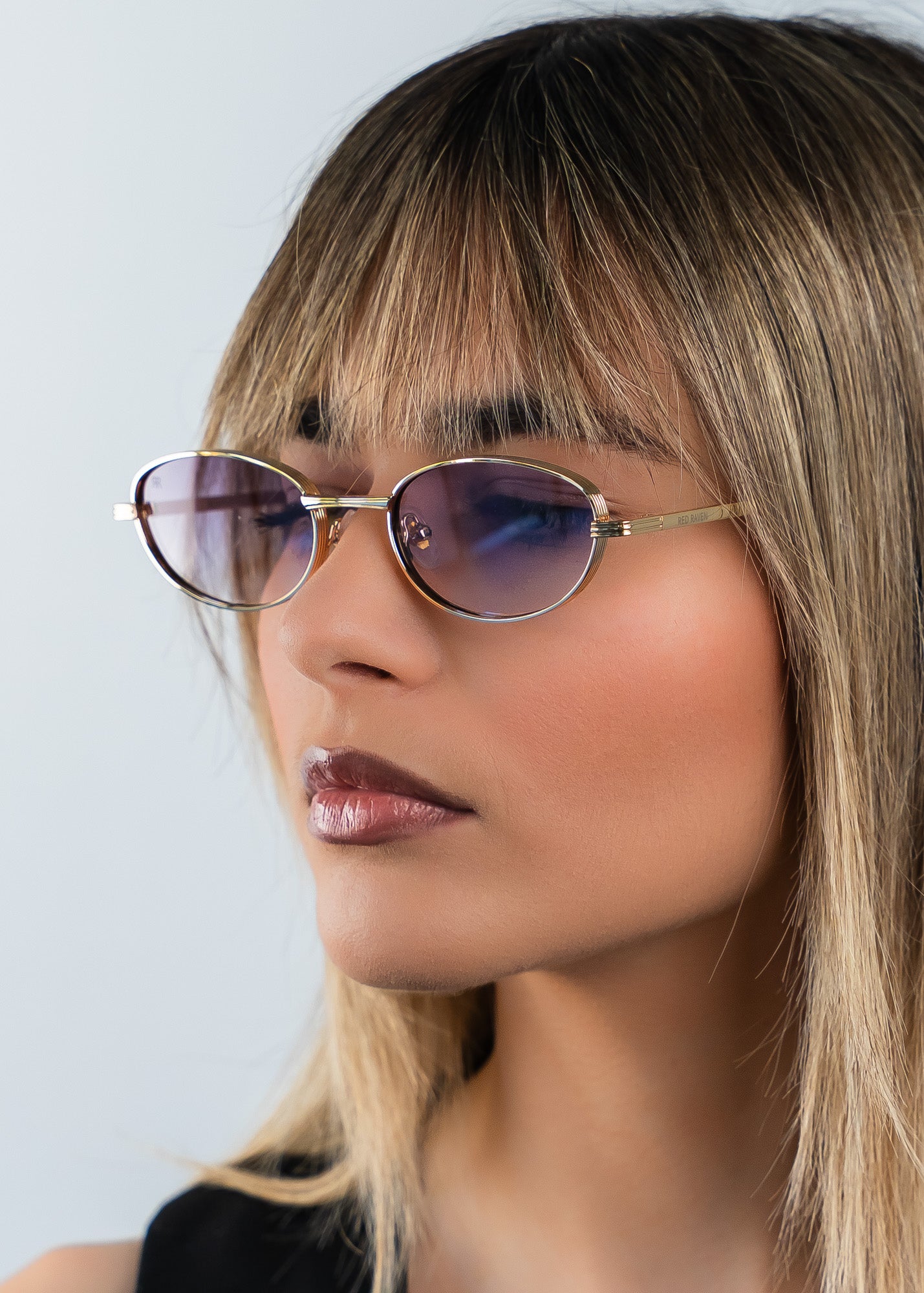 Men's Sunglasses Red Raven Gold