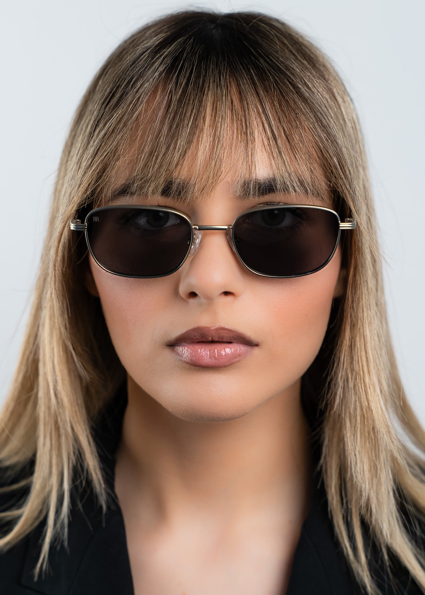 Men's Sunglasses Red Raven Silver