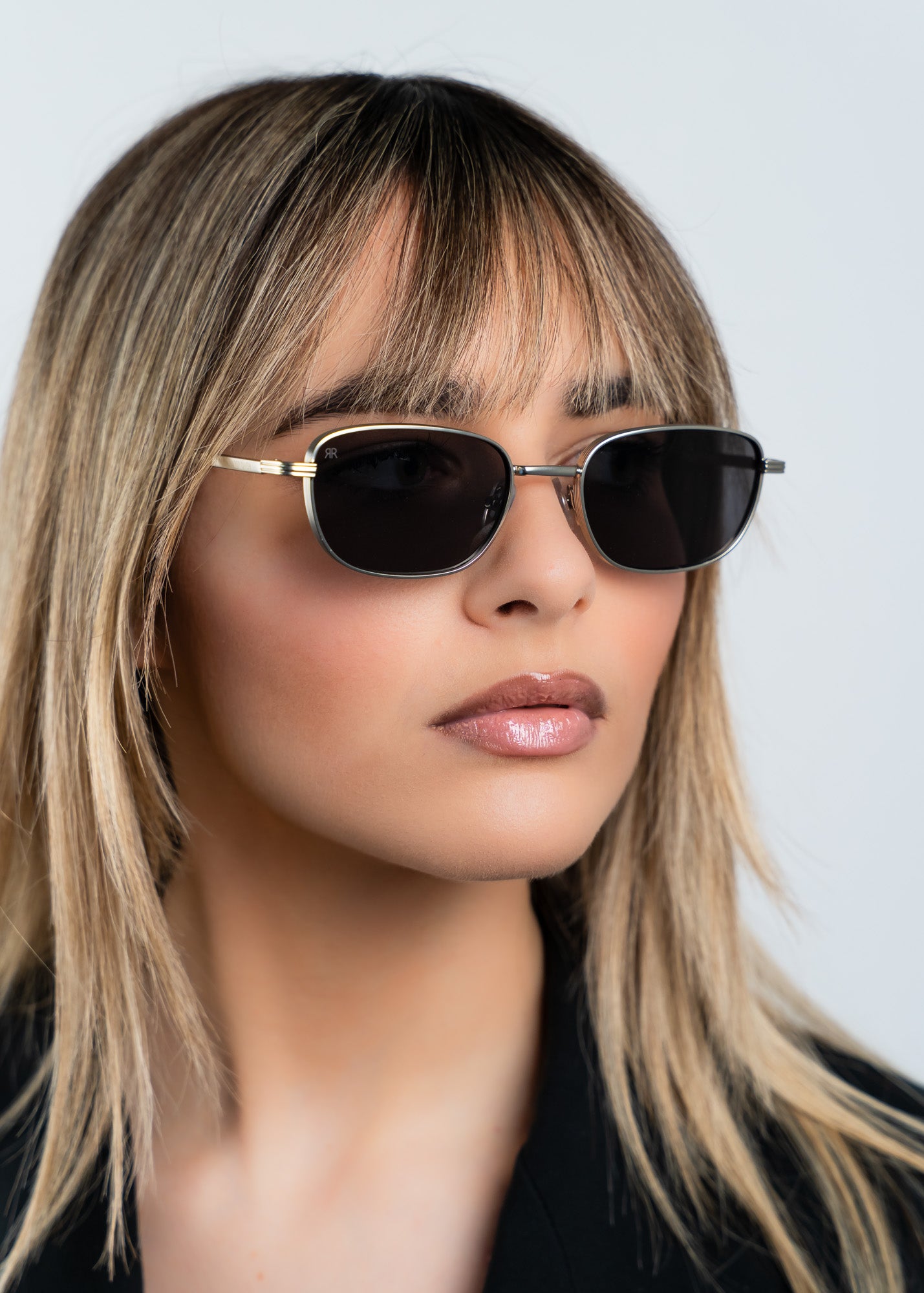 Men's Sunglasses Red Raven Silver