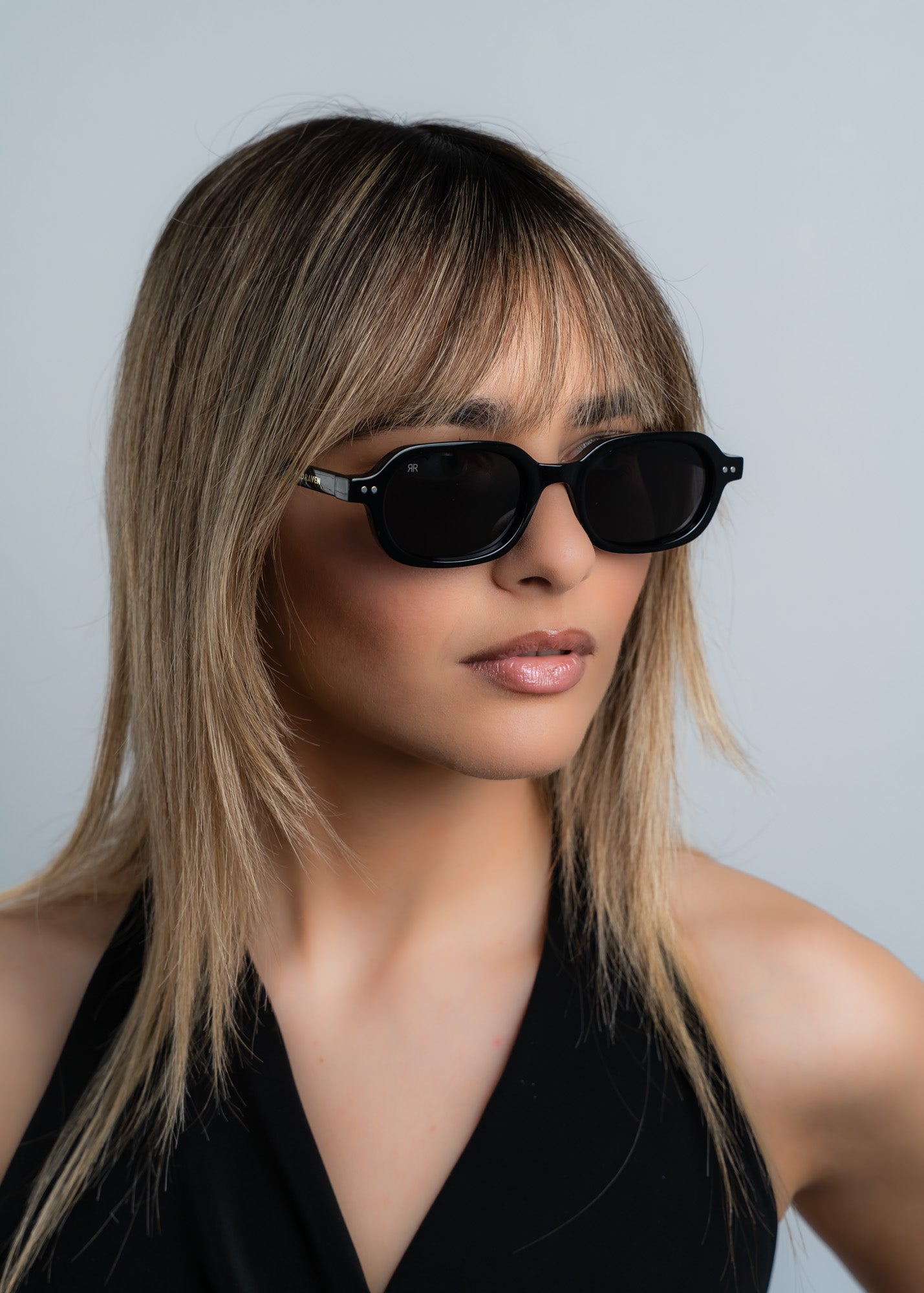 Men's Sunglasses Red Raven Black