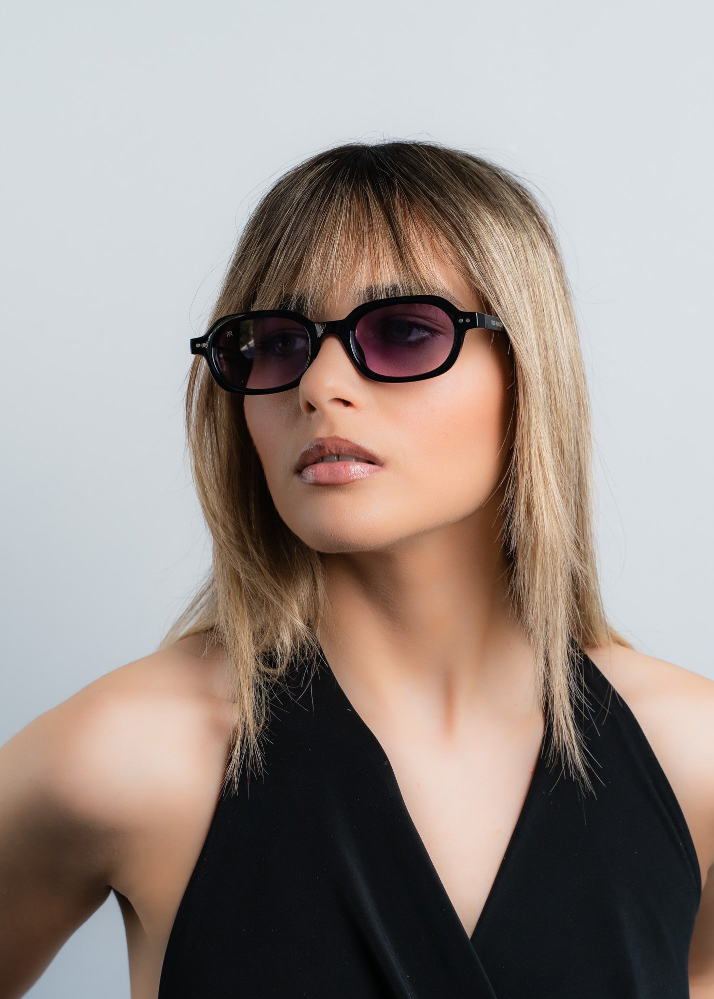 Men's Sunglasses Red Raven Black