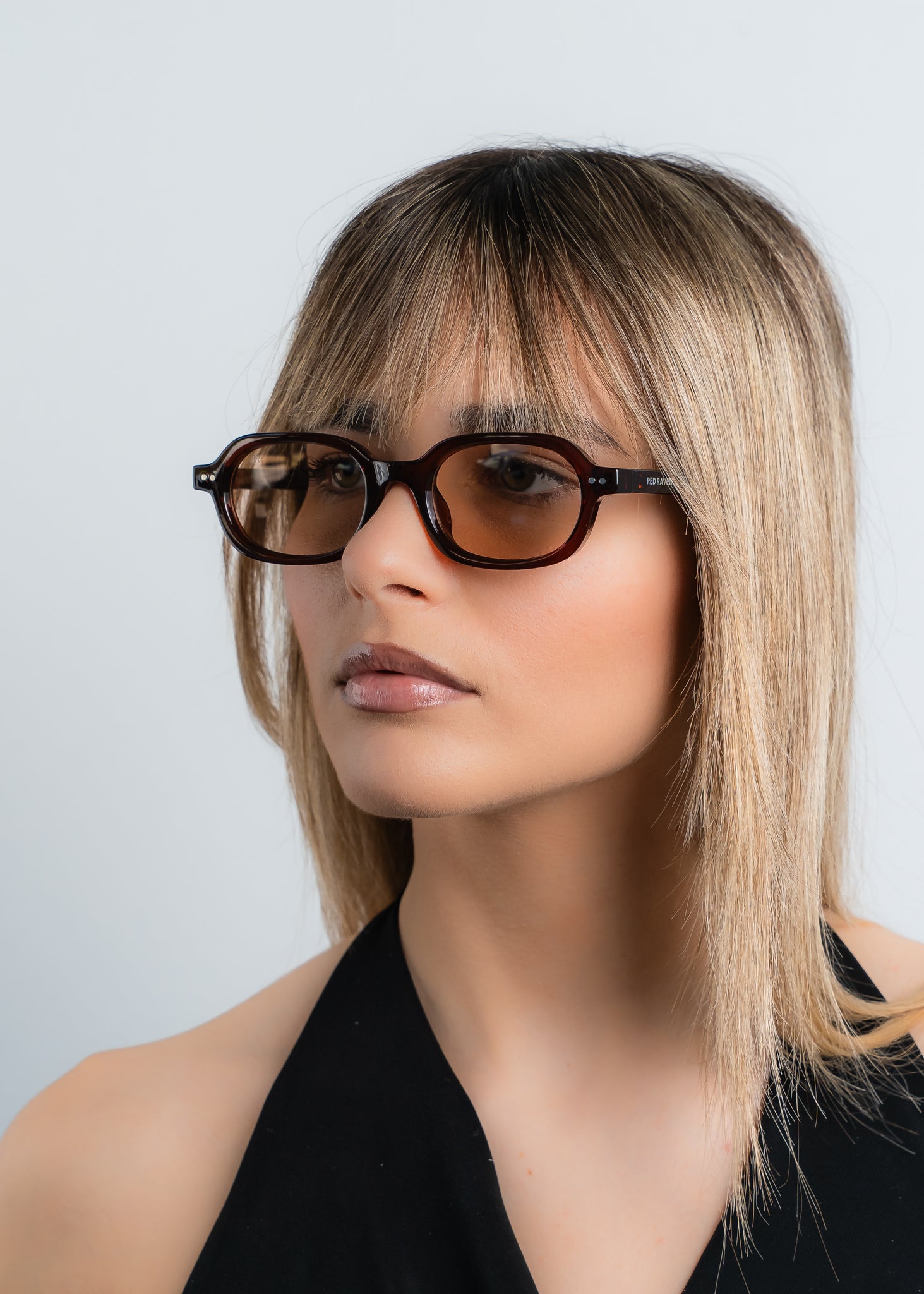 Men's Sunglasses Red Raven Brown