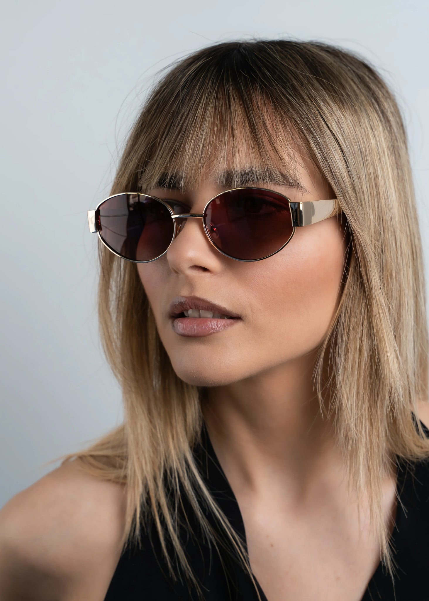 Men's Sunglasses Red Raven Gold