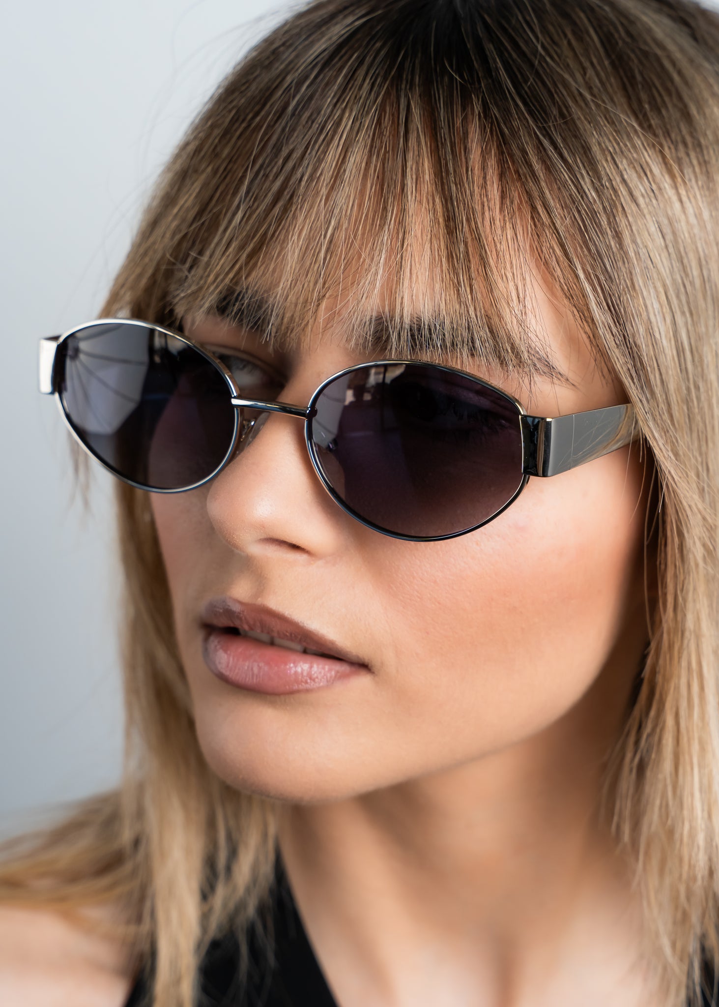 Men's Sunglasses Red Raven Silver