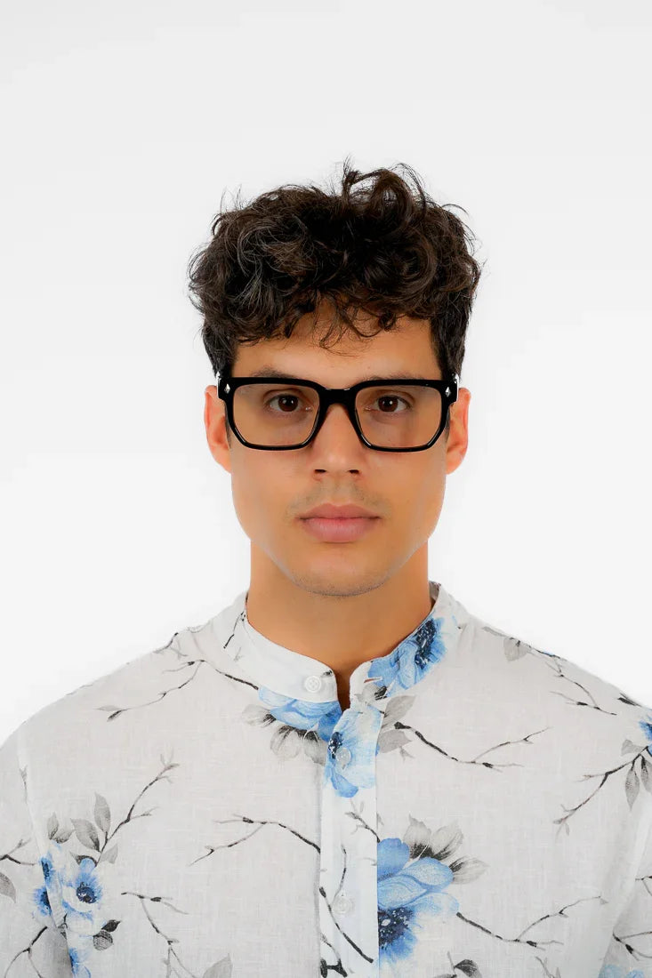 Men's Eyeglasses Red Raven