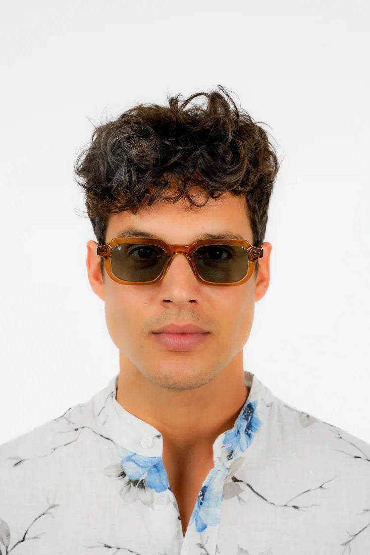 Men's Sunglasses Red Raven Yellow