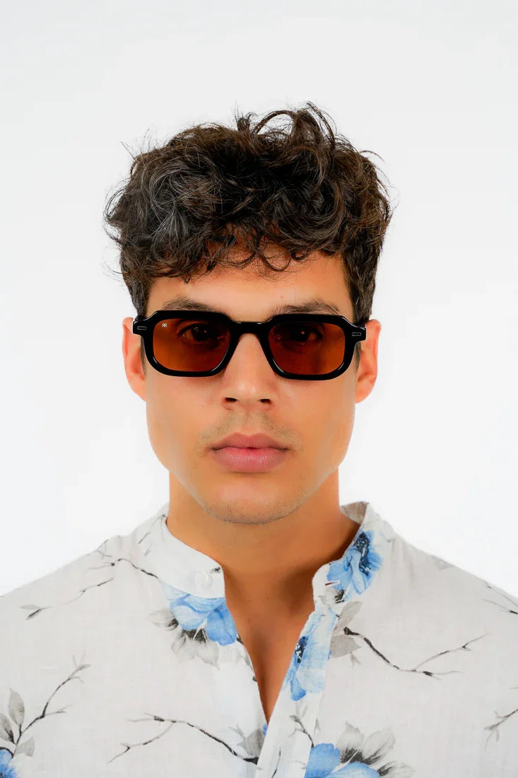 Men's Sunglasses Red Raven Black