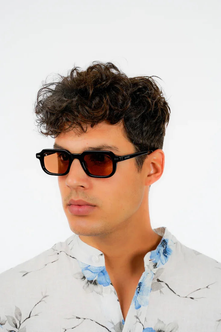 Men's Sunglasses Red Raven Black