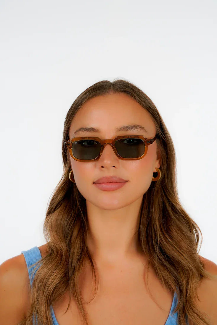 Men's Sunglasses Red Raven Yellow