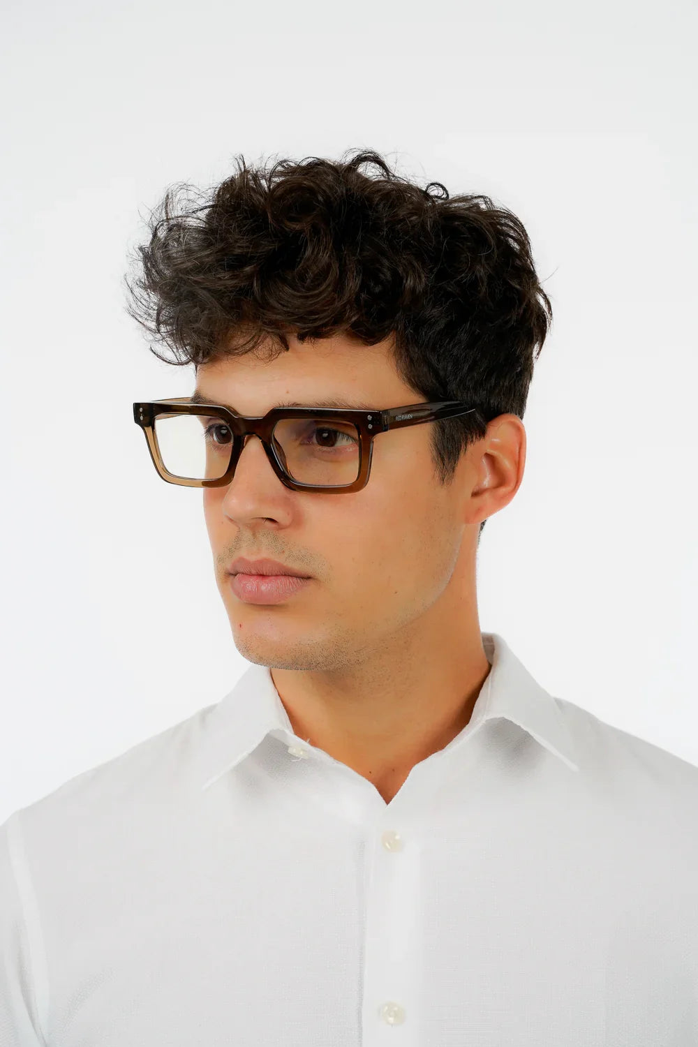 Men's Eyeglasses Red Raven
