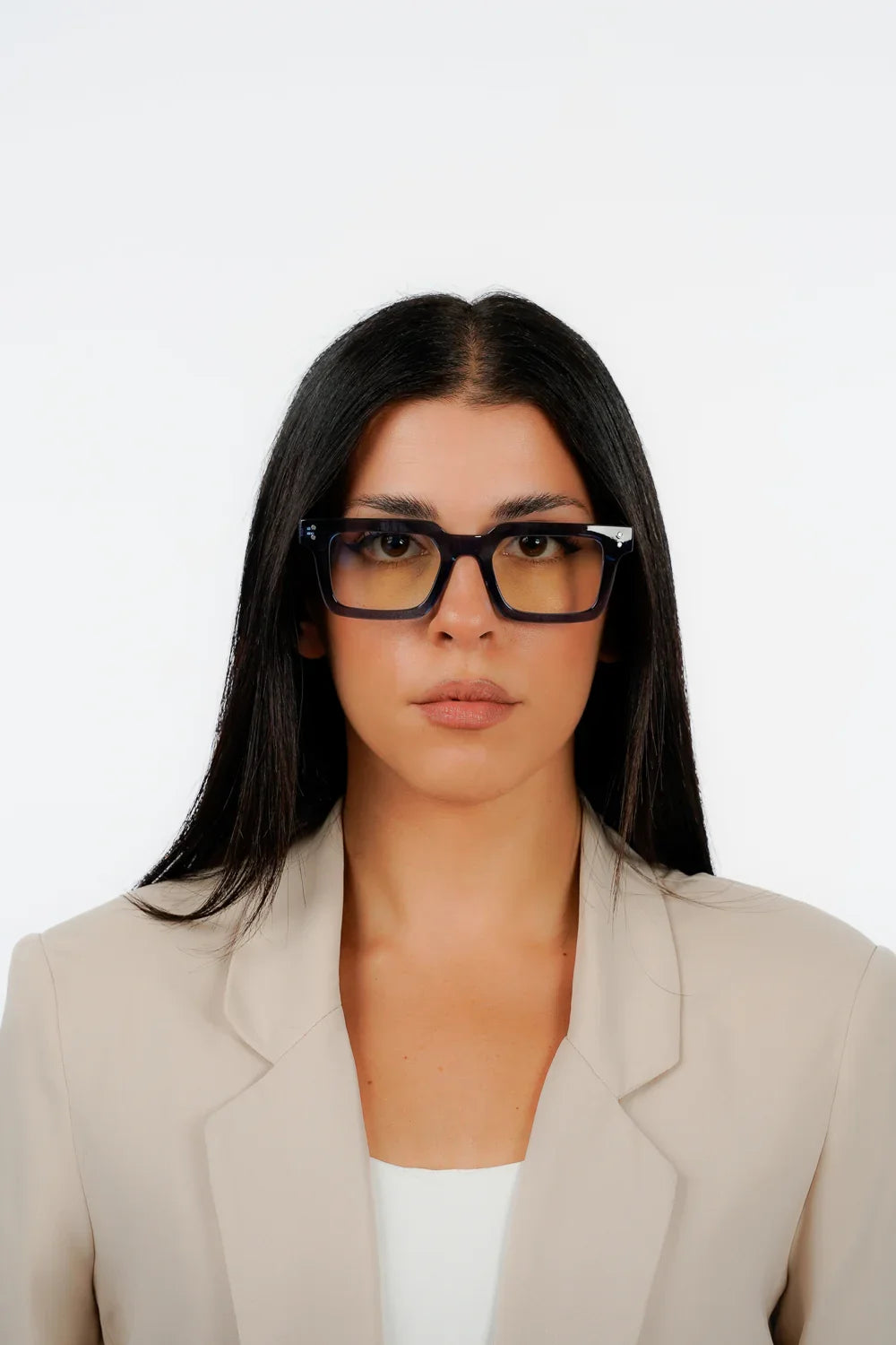 Men's Eyeglasses Red Raven