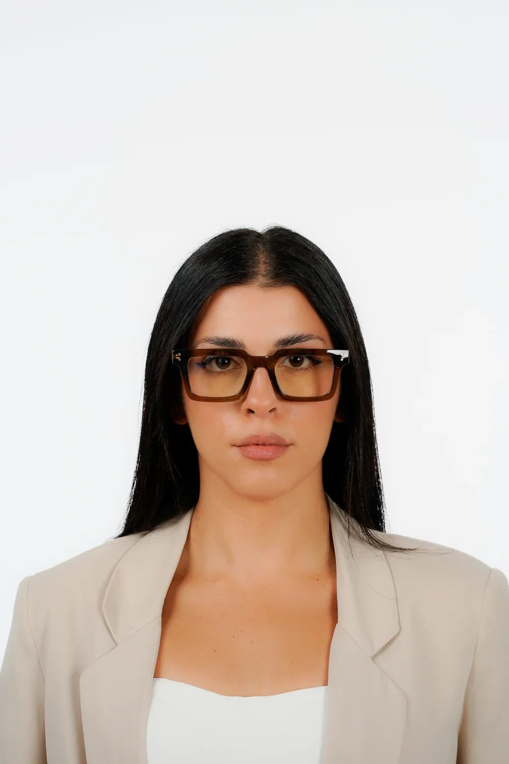 Men's Eyeglasses Red Raven