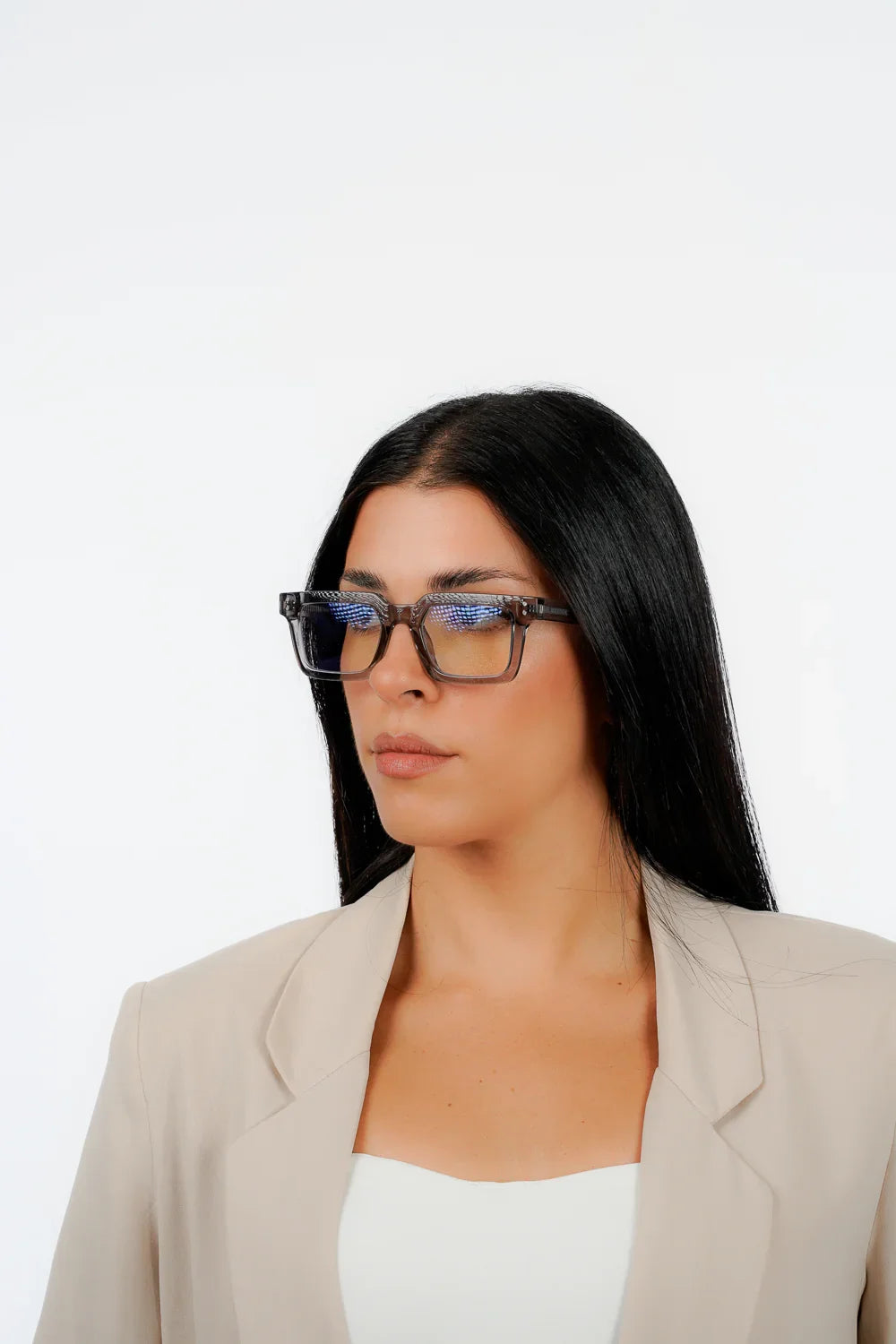 Men's Eyeglasses Red Raven