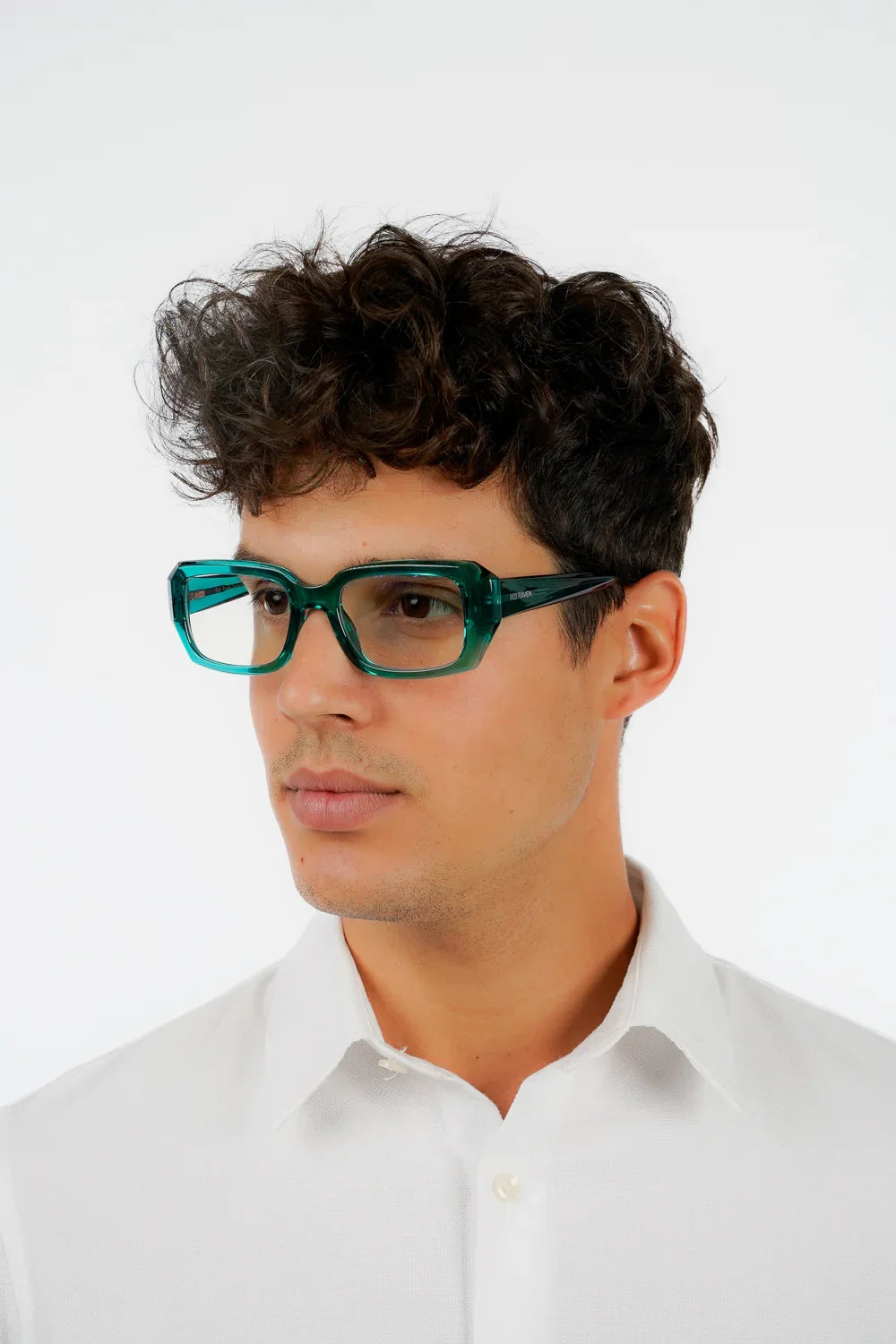 Men's Eyeglasses Red Raven