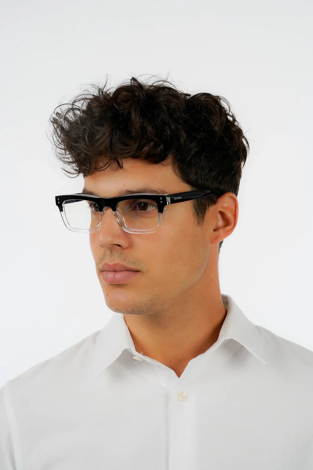 Men's Eyeglasses Red Raven