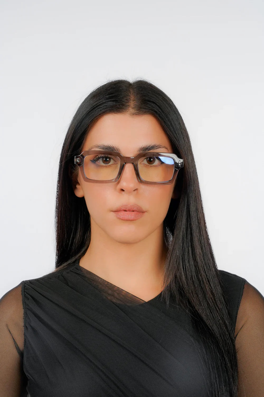 Men's Eyeglasses Red Raven