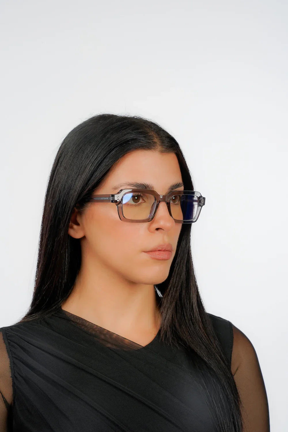 Men's Eyeglasses Red Raven