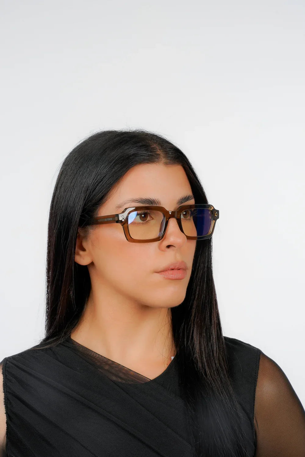 Men's Eyeglasses Red Raven