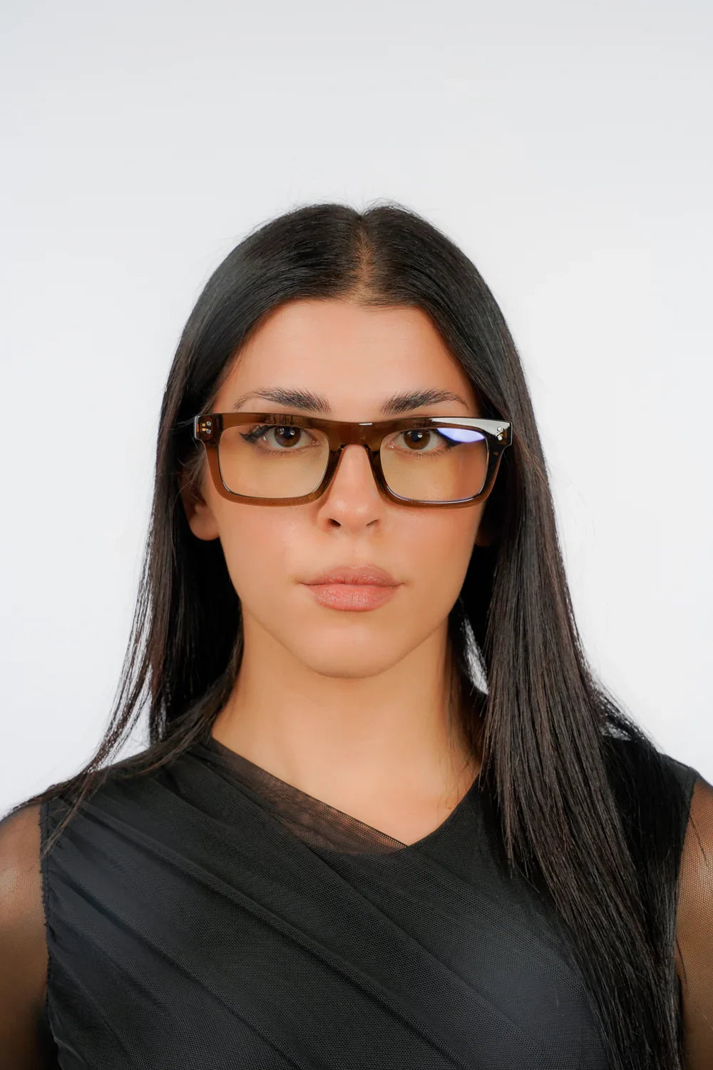 Men's Eyeglasses Red Raven