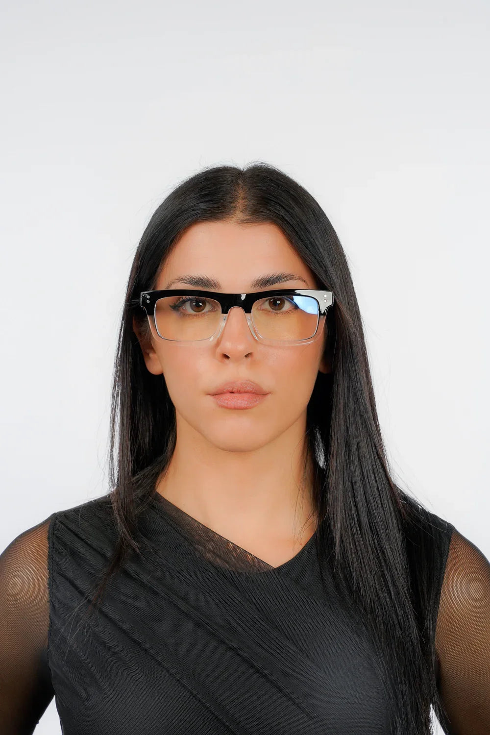 Men's Eyeglasses Red Raven