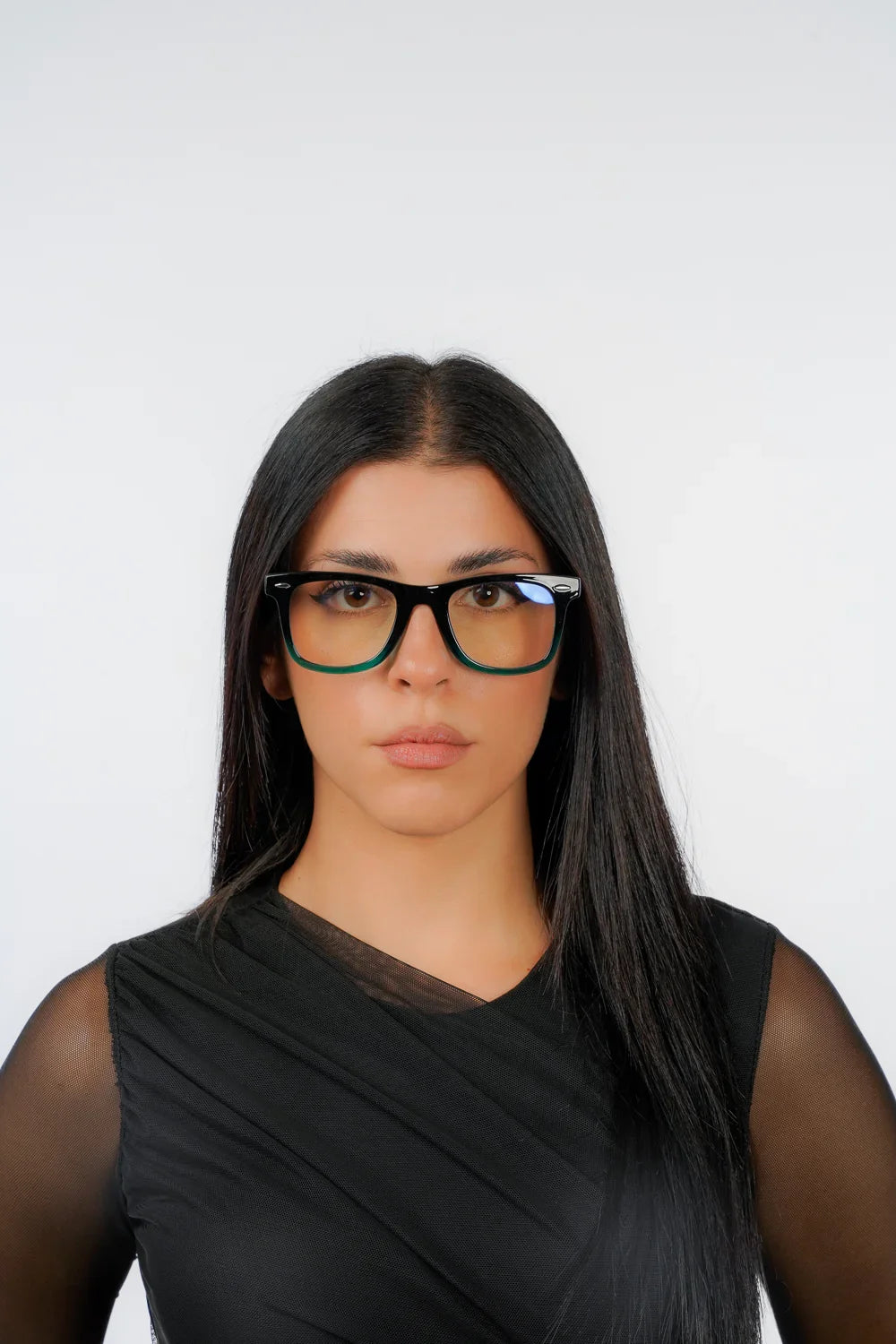 Men's Eyeglasses Red Raven