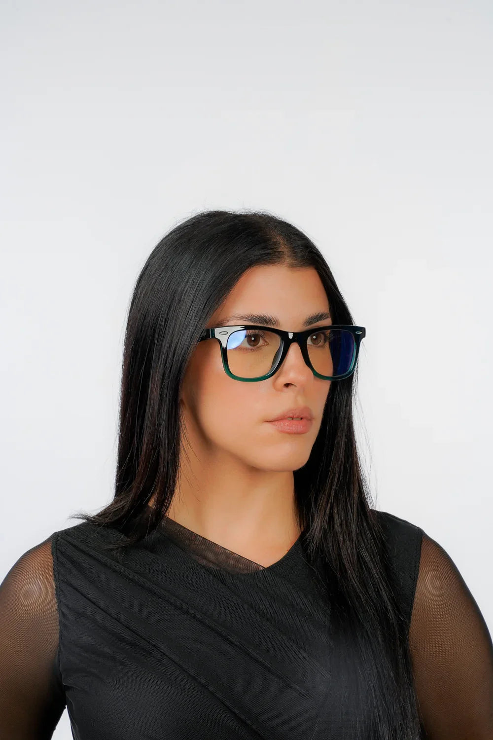 Men's Eyeglasses Red Raven