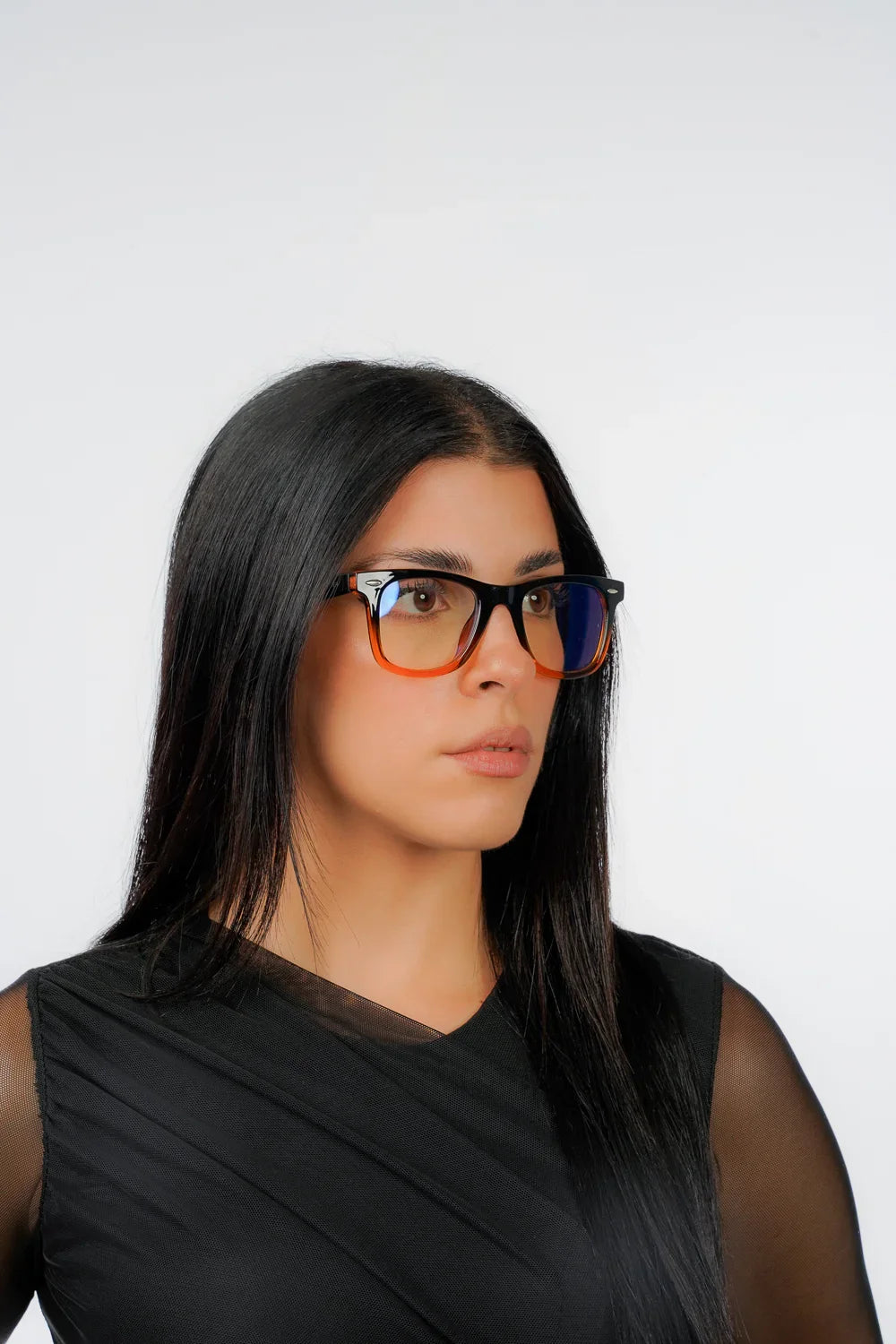 Men's Eyeglasses Red Raven