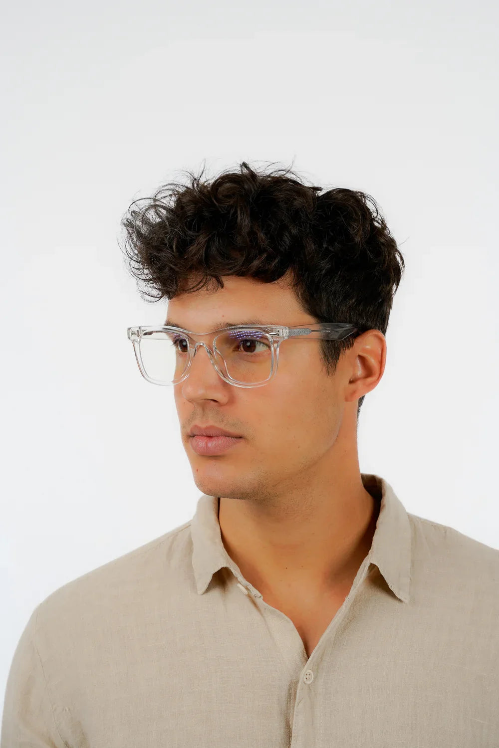 Men's Eyeglasses Red Raven