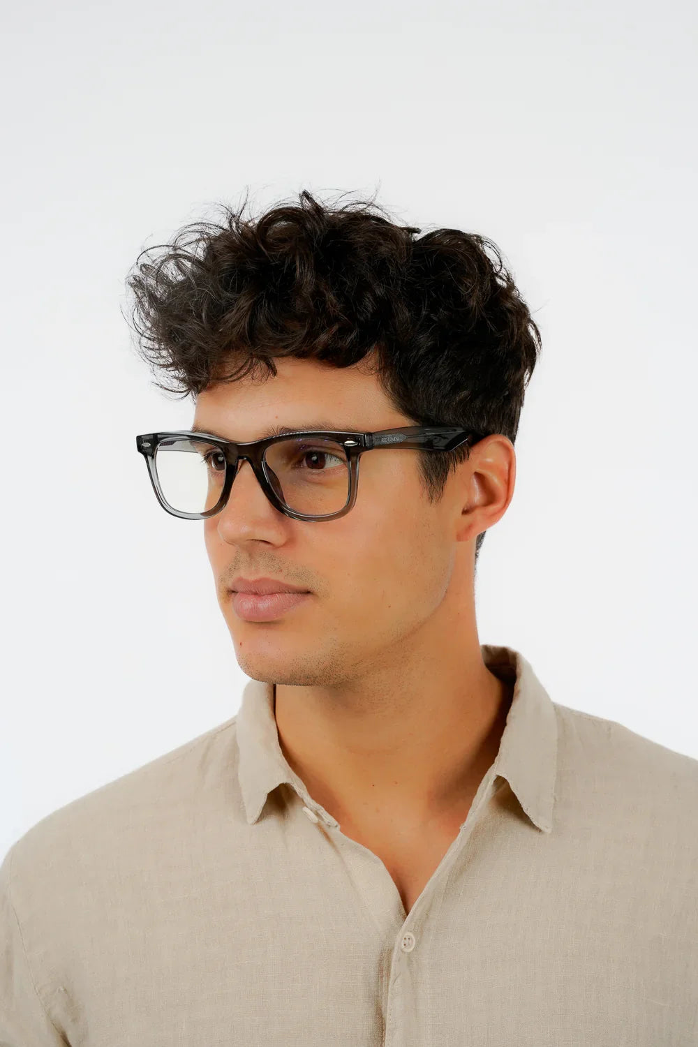 Men's Eyeglasses Red Raven