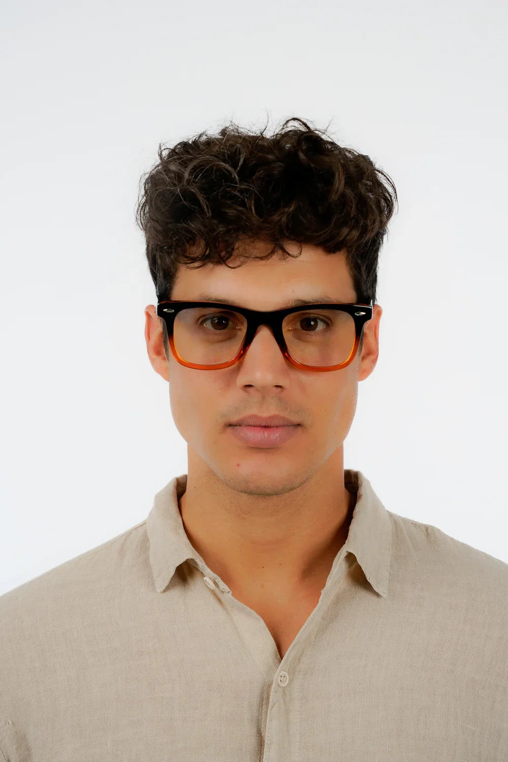 Men's Eyeglasses Red Raven